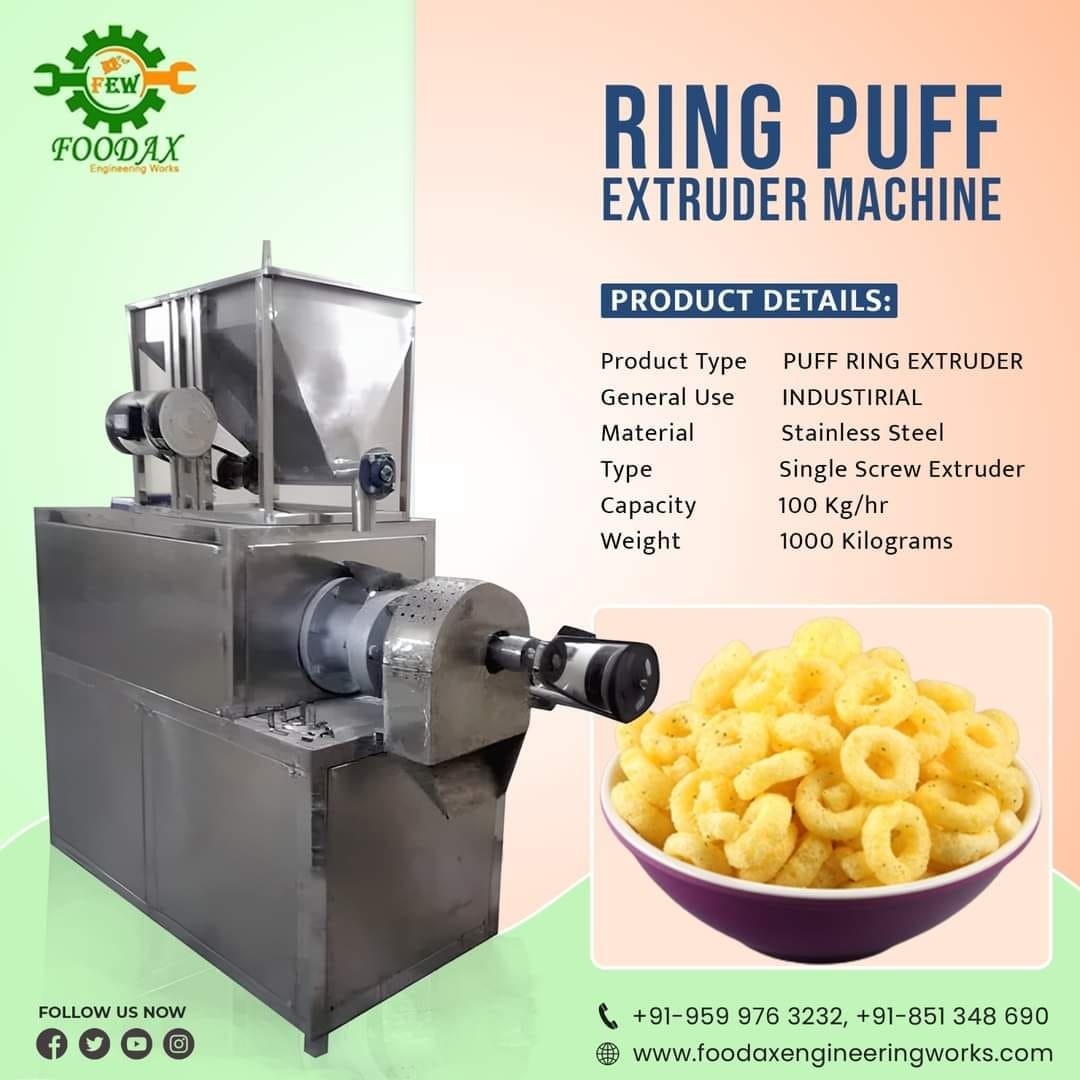 Namkeen Continuous Fryer manufactured by Foodax Engineering Works, Ghaziabad