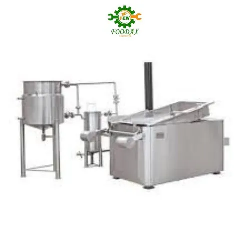 Snack Food Fryer Plant manufactured by Foodax Engineering Works, Ghaziabad